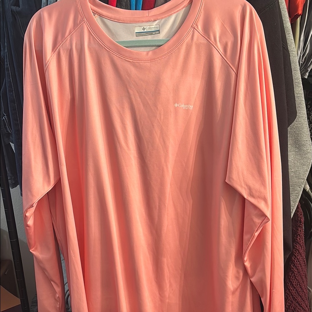 Columbia Pink Long Sleeve Shirt